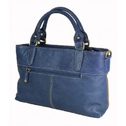 NEW Ladies Leather Shoulder BAG buff waxy collection by Blousey Brown BB80087